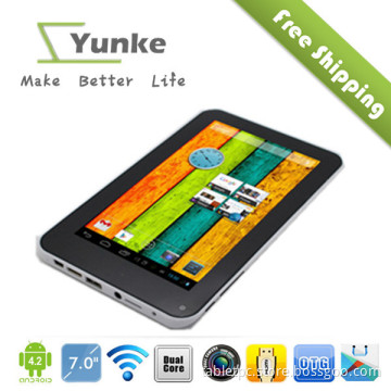mid 7 inch boxchip a20 dual core dual camera 3g external 8gb flash DDR3 1GB Android 4.2